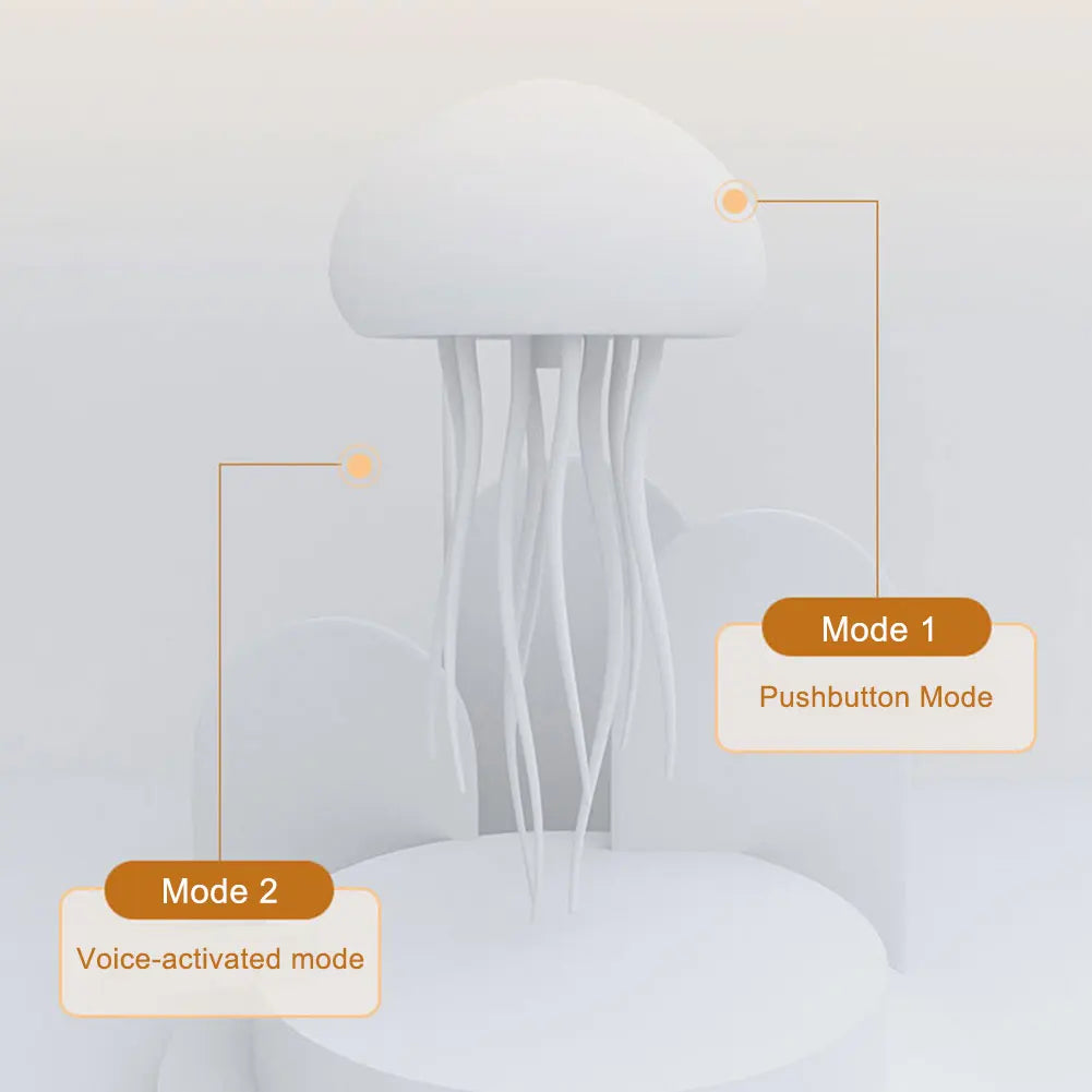 Jellyfish Bedside Lamp Voice Control