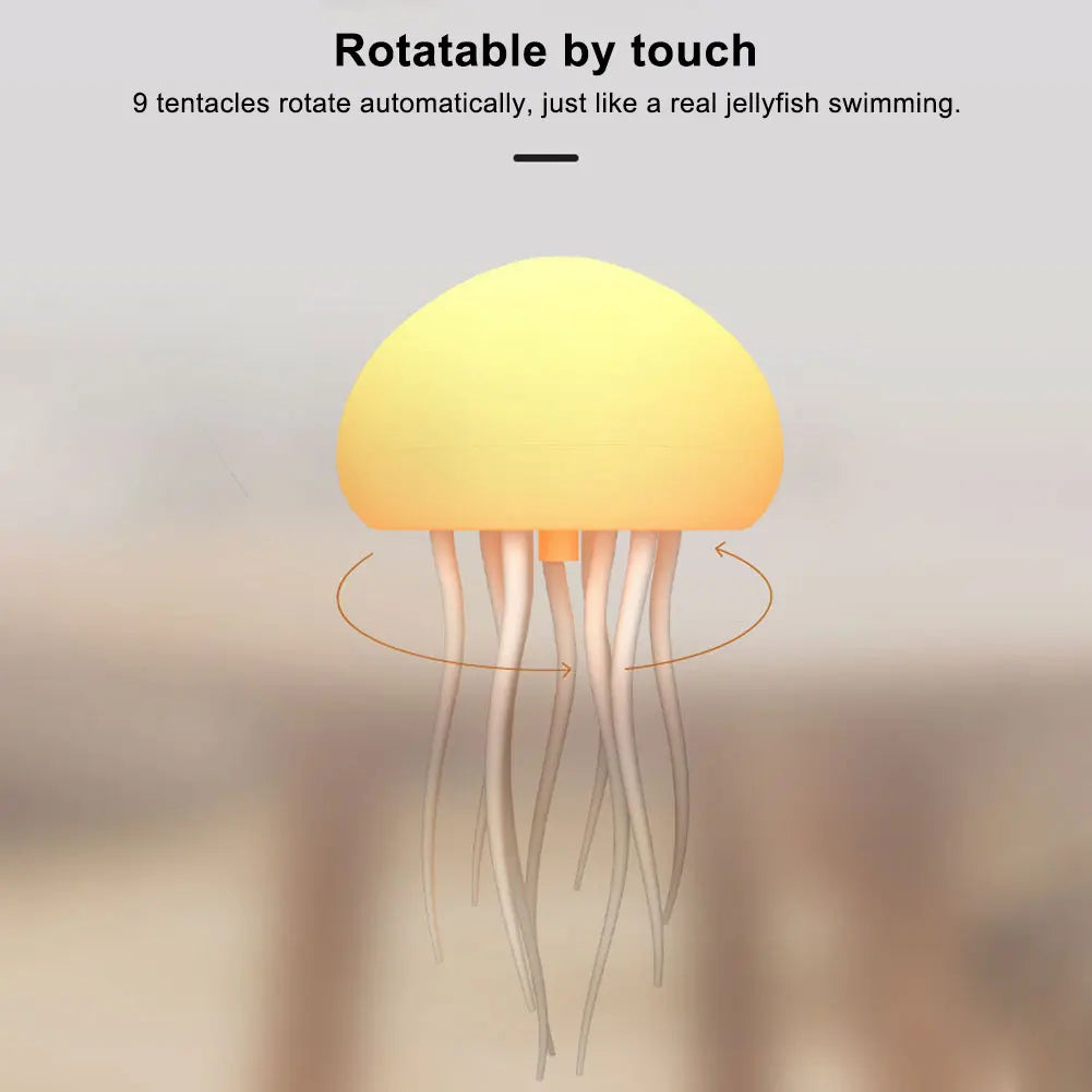 Jellyfish Bedside Lamp Voice Control