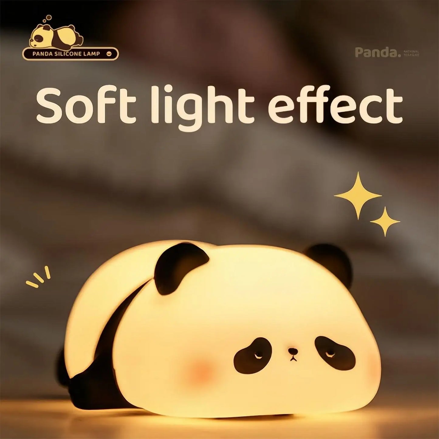 Cute Sheep Panda Rabbit Silicone Lamp