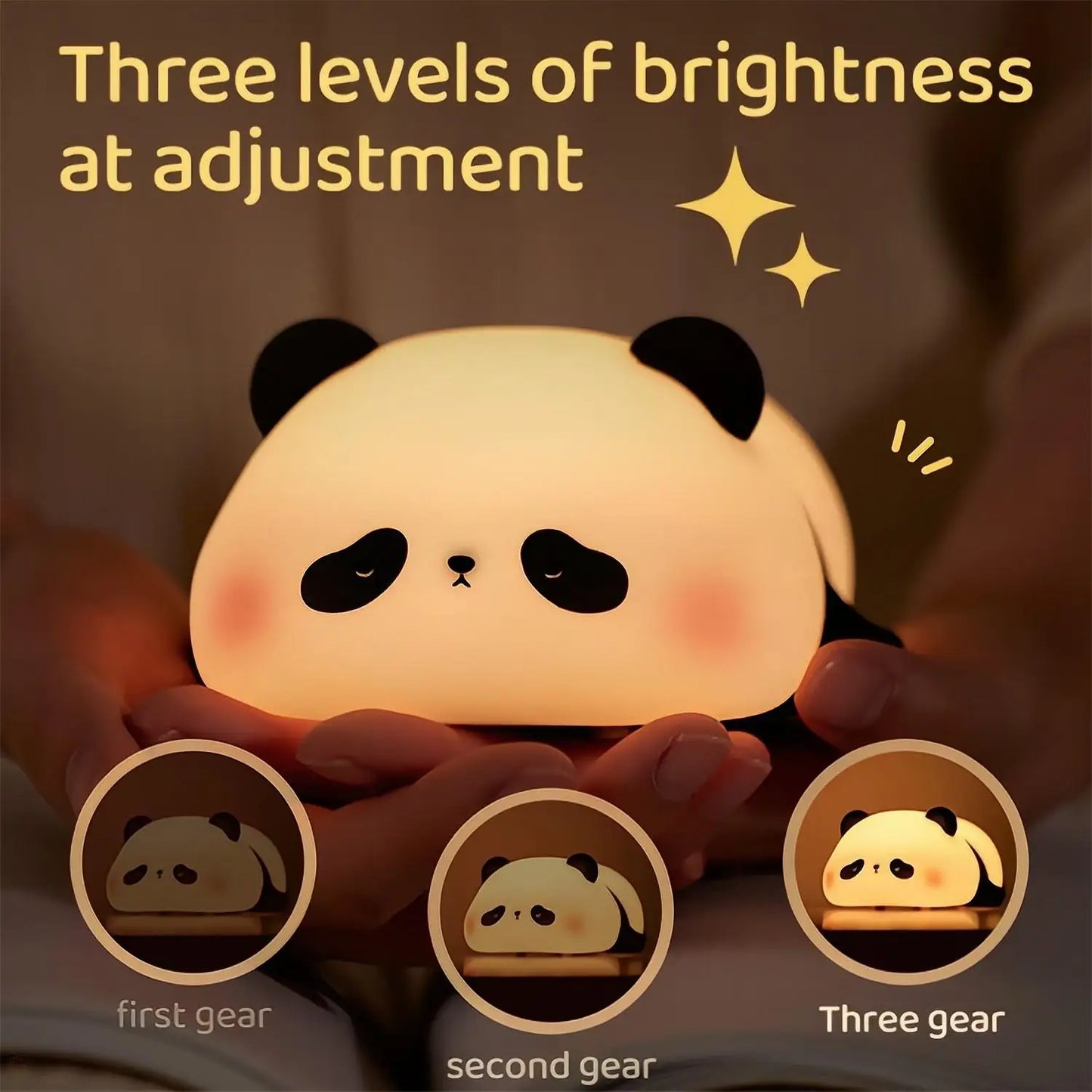 Cute Sheep Panda Rabbit Silicone Lamp