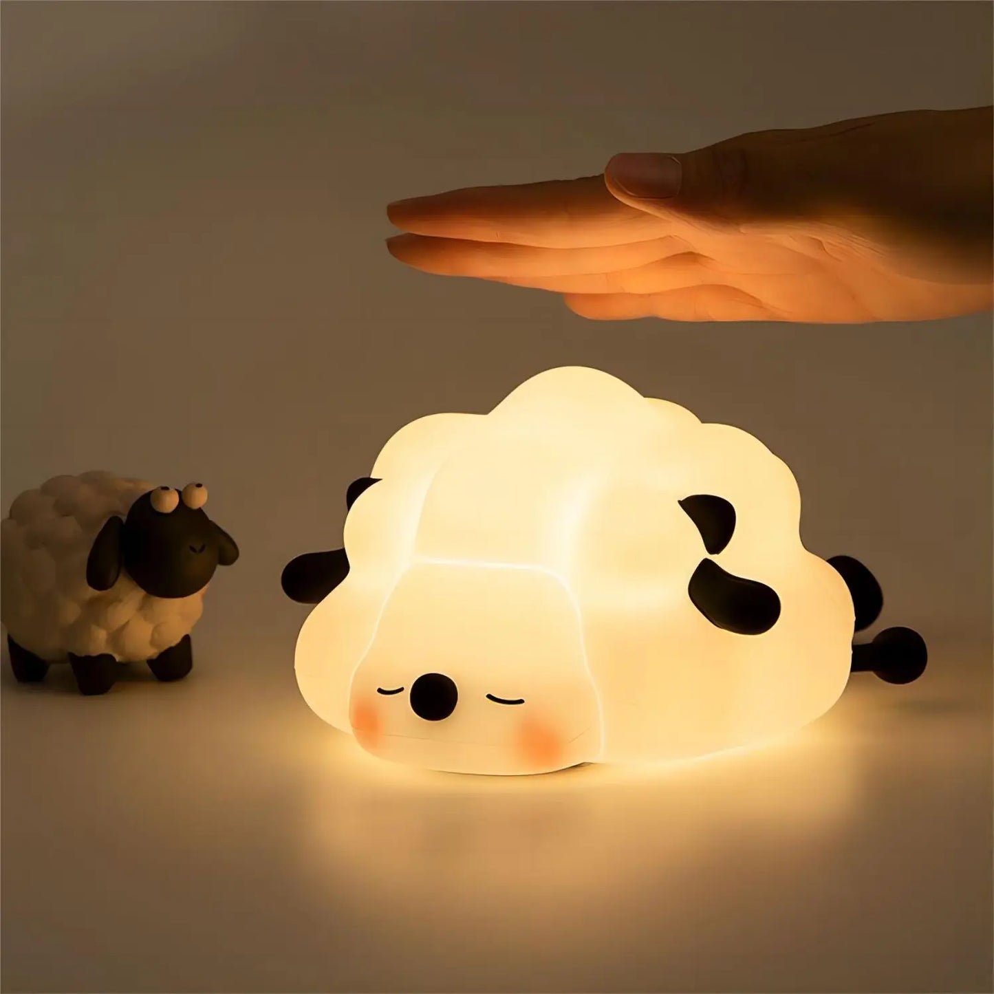 Cute Sheep Panda Rabbit Silicone Lamp